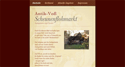 Desktop Screenshot of antik-voss.de
