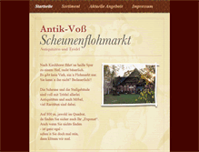 Tablet Screenshot of antik-voss.de
